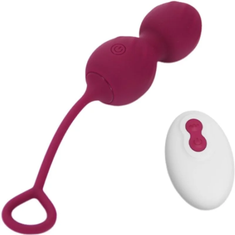 Blossoms Vaginal Hantel Vibration mit Fernbedienung 10 Vibrationen Dunkelrot von Armony Vibrators kaufen | Fesselliebe