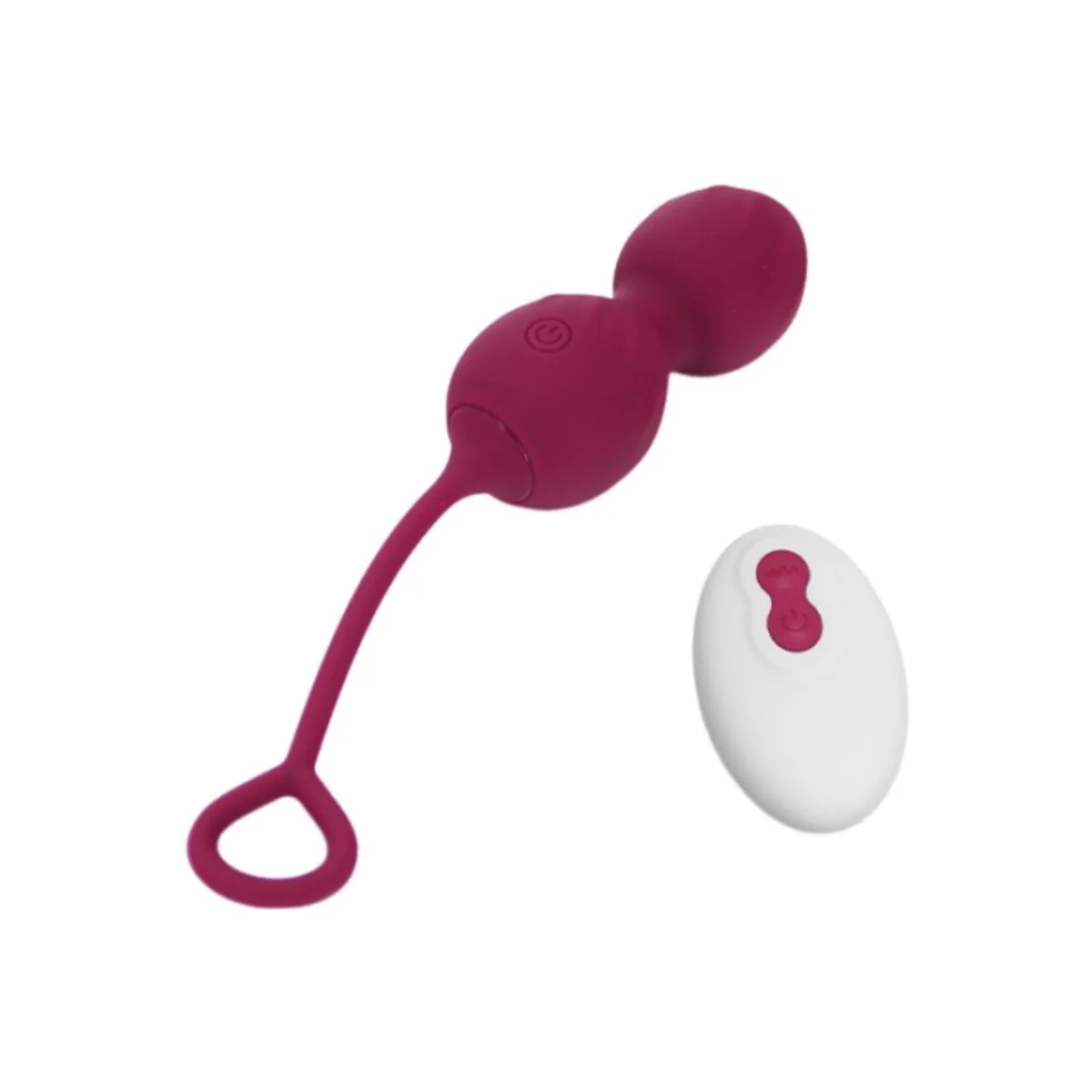 Blossoms Vaginal Hantel Vibration mit Fernbedienung 10 Vibrationen Dunkelrot von Armony Vibrators kaufen | Fesselliebe