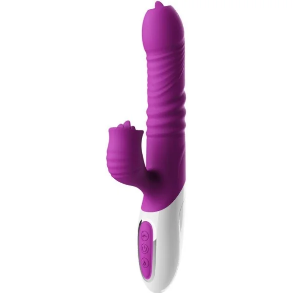 Doppelzungenvibrator & Stoßender Violetter Wärmeeffekt von Armony Vibrators kaufen | Fesselliebe