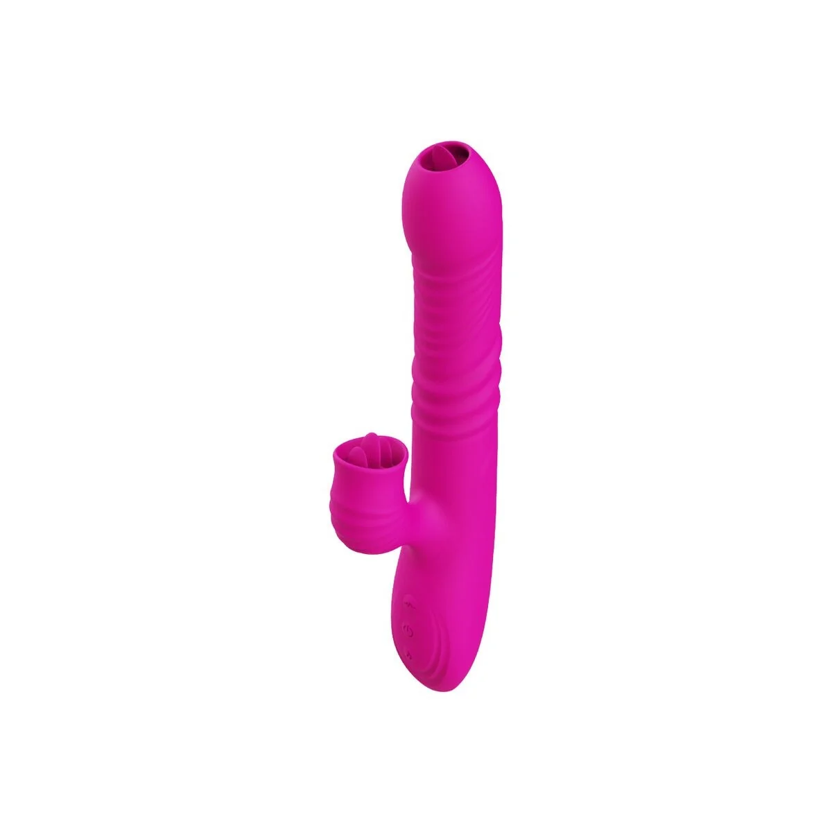 Fanny Multifunktions-Doppelzungenvibrator Fuchsia Wärmeeffekt von Armony Vibrators kaufen | Fesselliebe