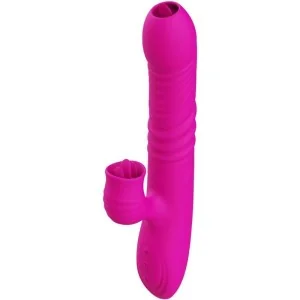 Fanny Multifunktions-Doppelzungenvibrator Fuchsia Wärmeeffekt von Armony Vibrators kaufen | Fesselliebe