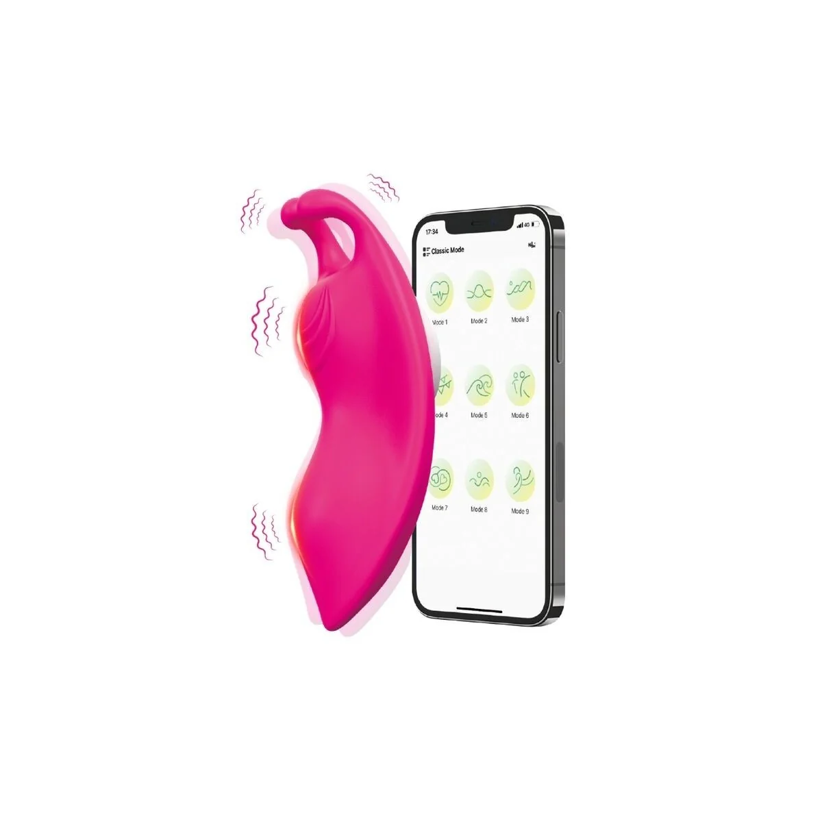 Honeybee Tragbares Höschenvibrator G-Spot Fuchsia -mit kostenloser App von Armony Wearables kaufen | Fesselliebe