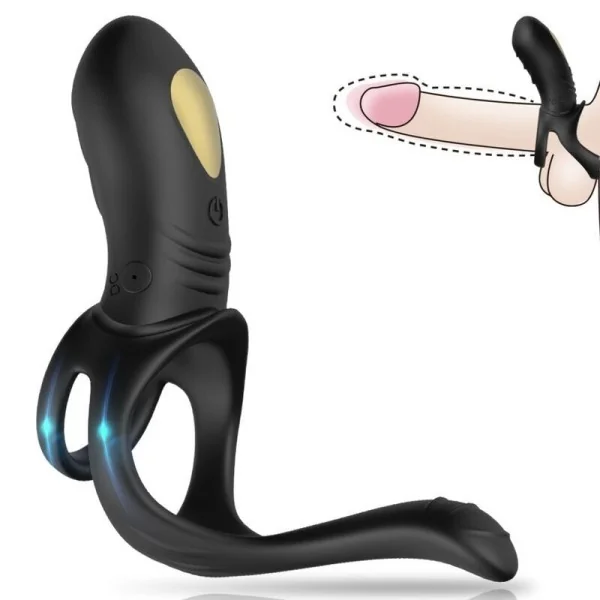 Joy Jumper Ringvibrator für Paare & Analplug Schwarz von Armony For Him kaufen | Fesselliebe