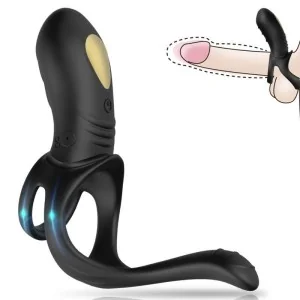 Joy Jumper Ringvibrator für Paare & Analplug Schwarz von Armony For Him kaufen | Fesselliebe