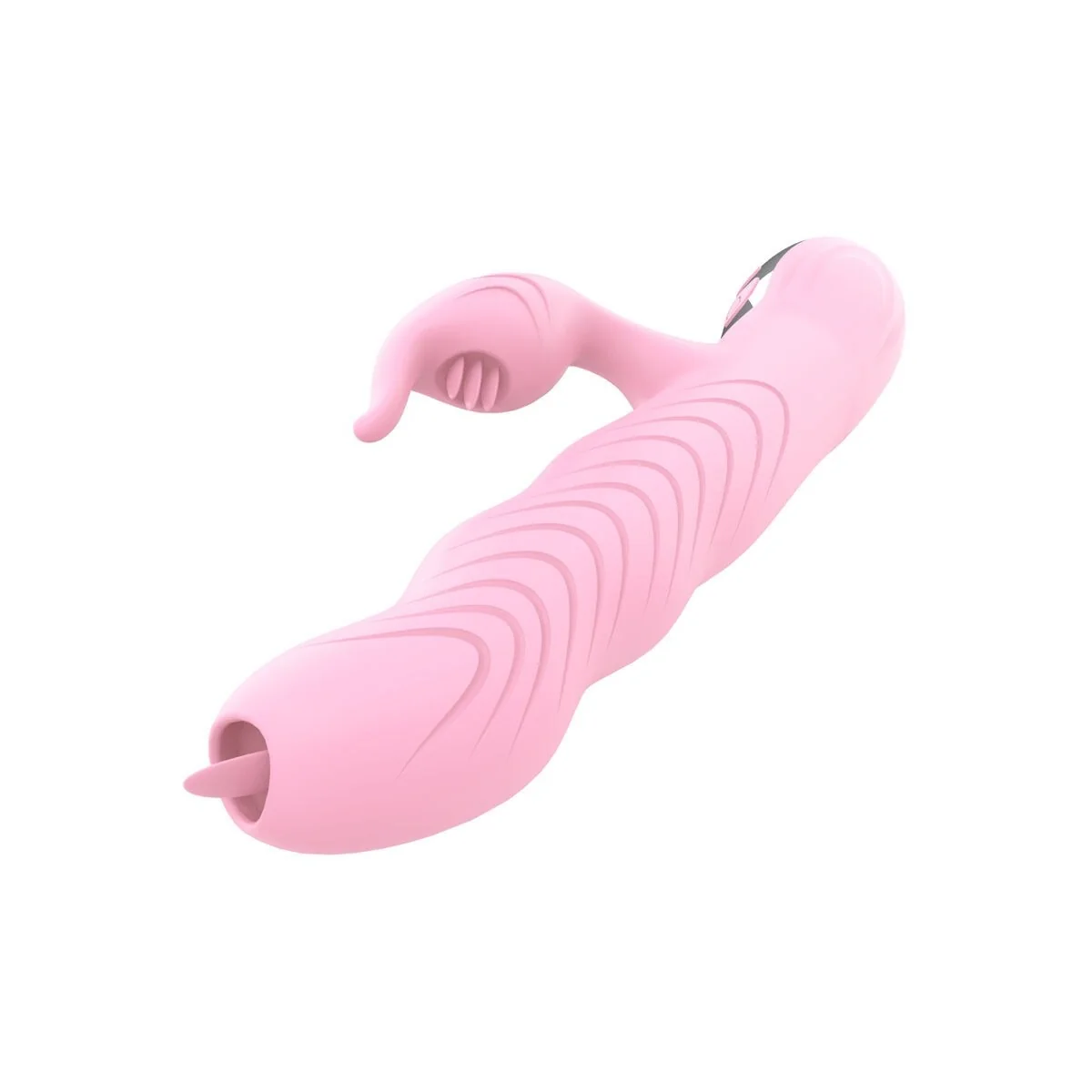 Marcia-Vibrator & Stoßender Doppelzunge-Wärmeeffekt Rosa von Armony Vibrators kaufen | Fesselliebe