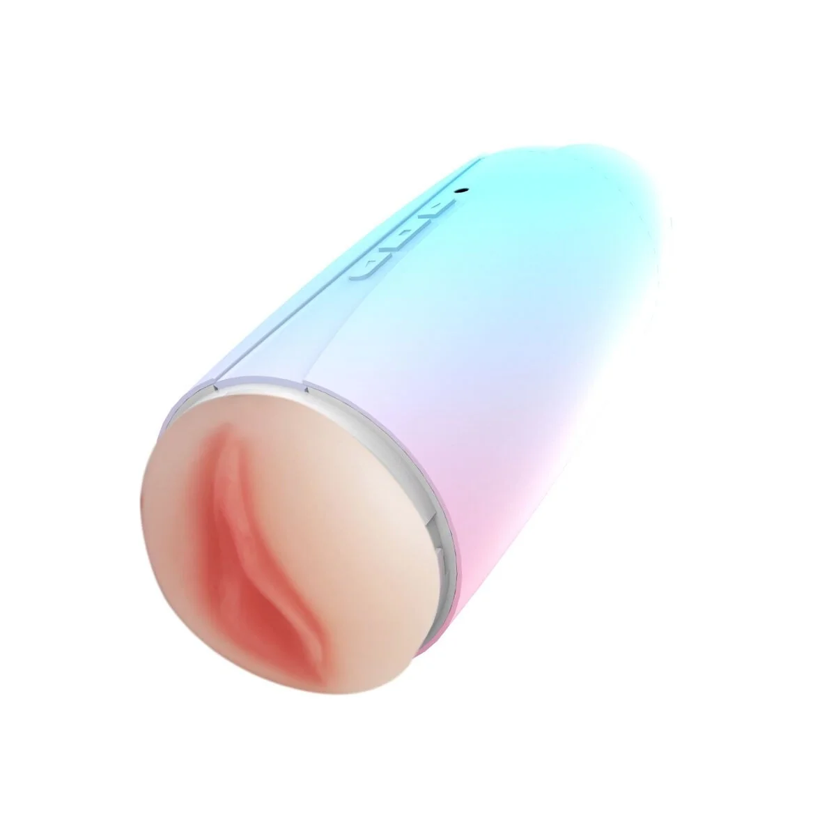 Rainbow Doppelter Vagina- und Mundvibrator-Masturbator von Armony For Him kaufen | Fesselliebe