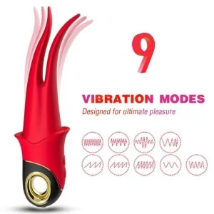 Shadow Vibrator Doppelkopf Teasing Rot von Armony Vibrators kaufen | Fesselliebe