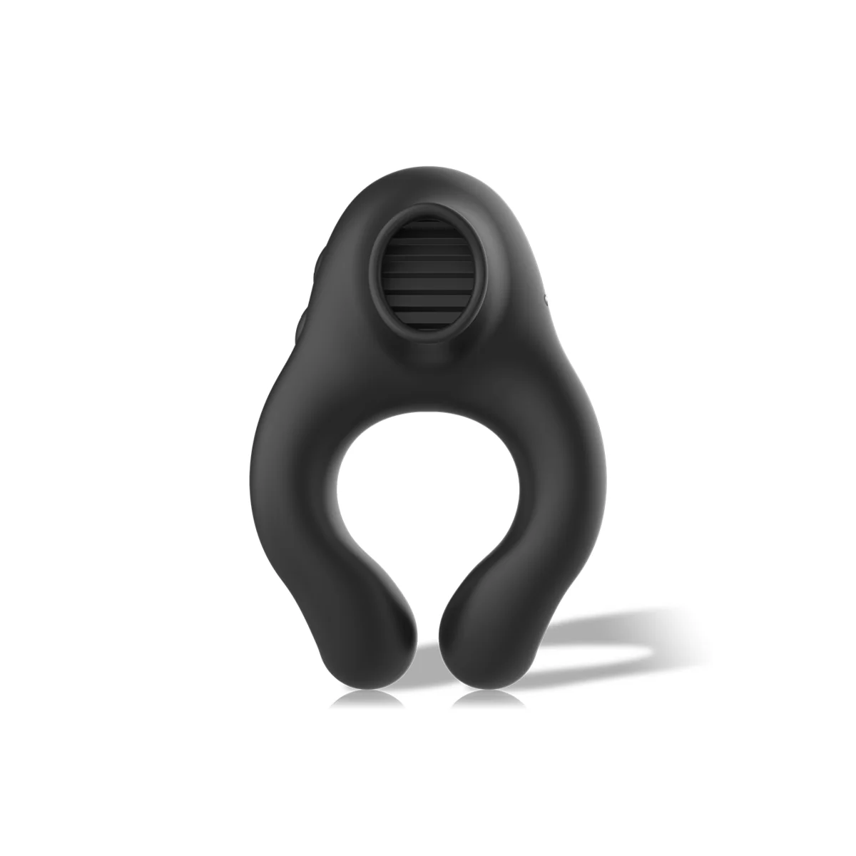 Silikon-Vibratorring 3 Motoren wiederaufladbar Schwarz - Gold von Armony For Him kaufen | Fesselliebe