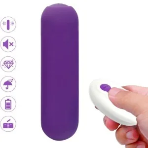 Splash Joie Vibrator Bullet Silikon mit Fernbedienung 10 Vibrationen 75 X 19 cm Lila von Armony Stimulators kaufen | Fesselliebe