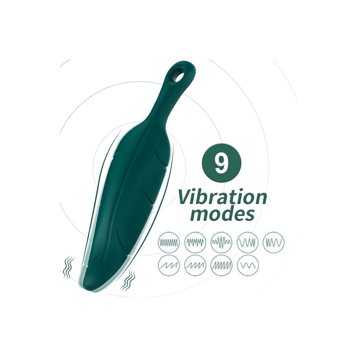 Stimulator & Vibrator Blattgrün von Armony Stimulators kaufen | Fesselliebe