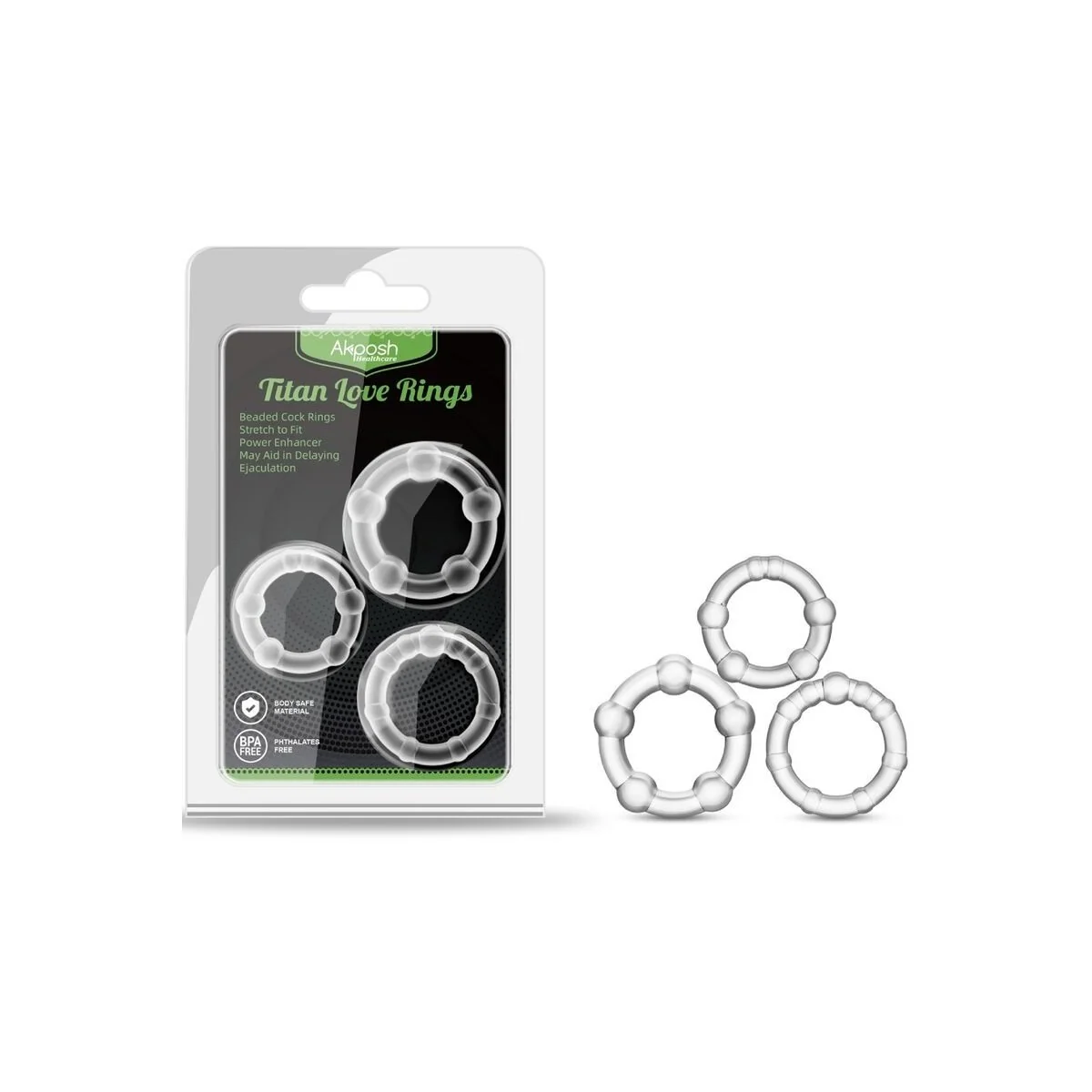 Titan Love Perlenring Fleisch von Armony For Him kaufen | Fesselliebe