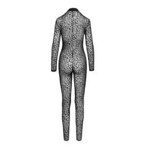 ♥ F285 Catsuit Im Leoparden-Look von Noir Handmade ♥