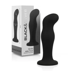Sean Plug Anal Premium Silikon Schwarz von Black&Silver kaufen | Fesselliebe