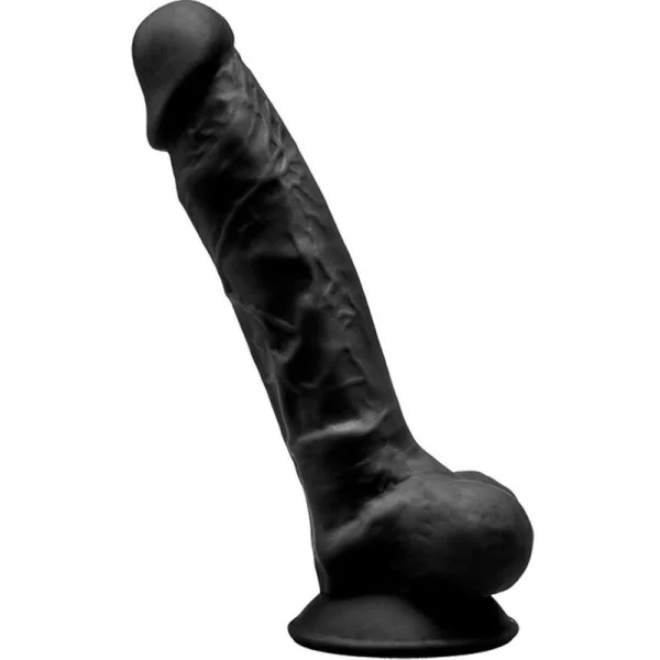 Modell 1 realistischer Penis Premium Silexpan Silikon Schwarz 17.5 cm von Silexd kaufen | Fesselliebe