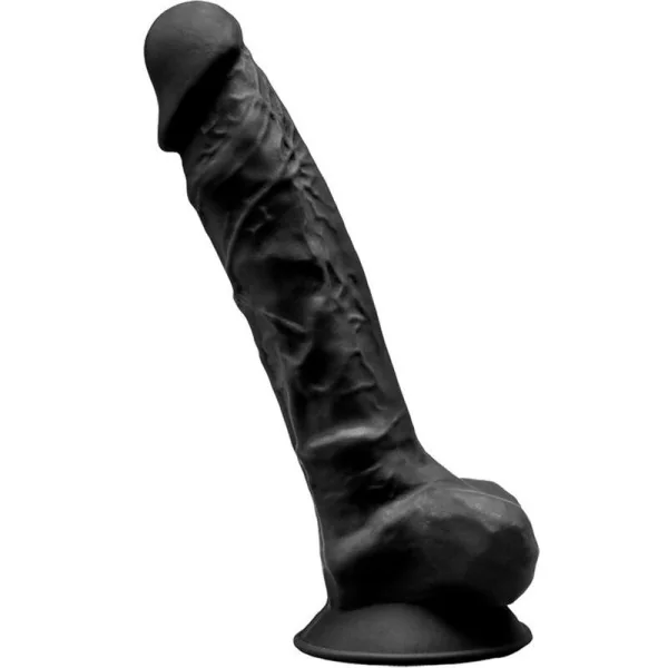 Modell 1 realistischer Penis Premium Silexpan Silikon Schwarz 23 cm von Silexd kaufen | Fesselliebe