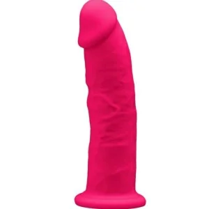 Modell 2 realistischer Penis Premium Silexpan Silikon Fuchsia 15 cm von Silexd kaufen | Fesselliebe