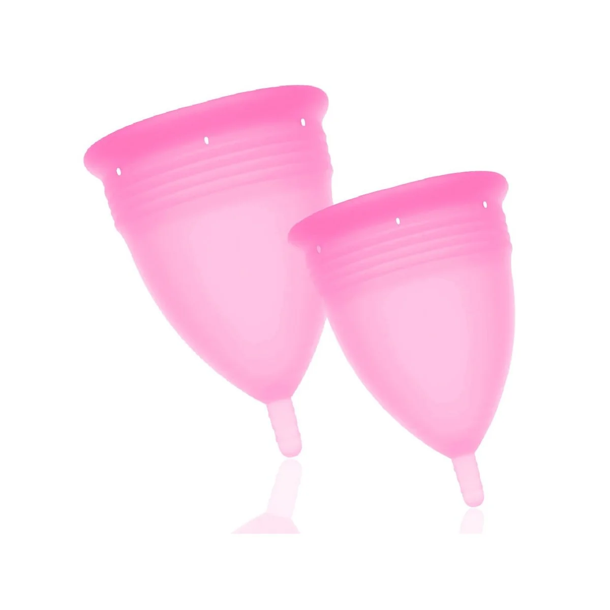 Fda Silikon-Menstrualcup Packungsgrösse S + L Rosa von Stercup kaufen | Fesselliebe