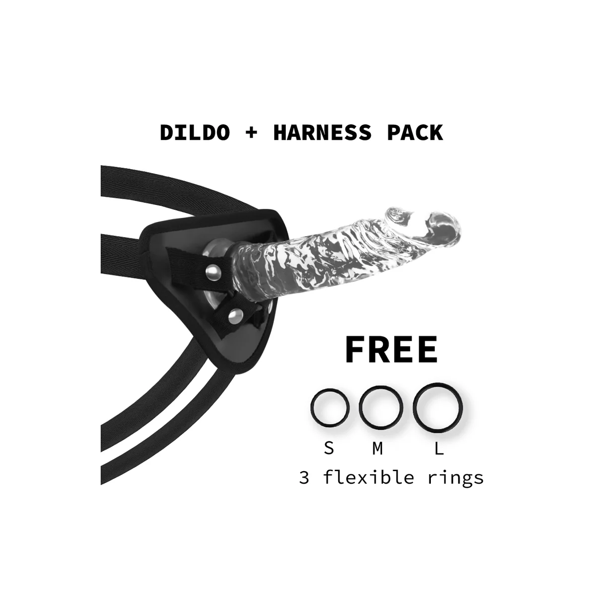 Geschirr + Klarer Hahn 19 cm -O- 4 cm von X Ray kaufen | Fesselliebe