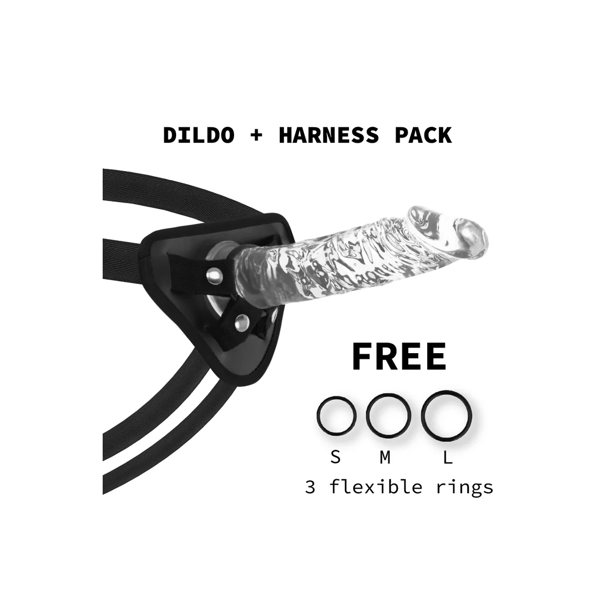 Geschirr + Klarer Hahn 21 cm -O- 4 cm von X Ray kaufen | Fesselliebe