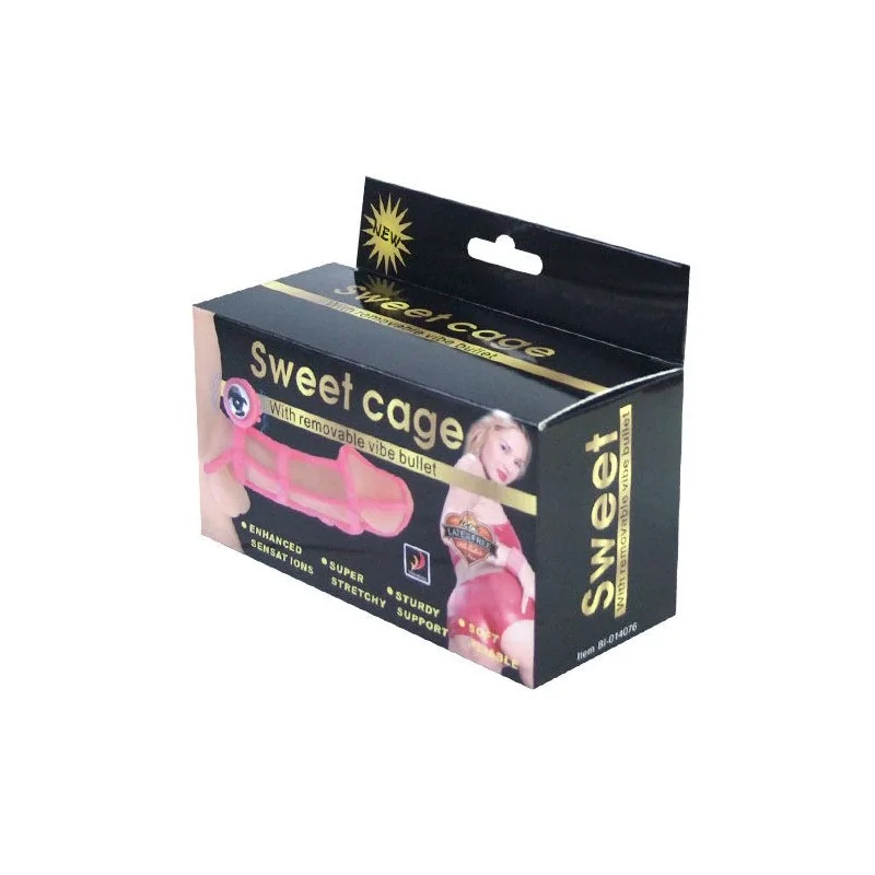 Sweet 10 Rhythms Silikon-Hülle und Ring für den Rosa Penis von Baile For Him kaufen | Fesselliebe 2