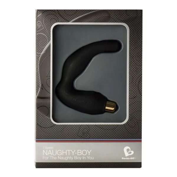 Naughty-Boy Mnnliches G-Spot-Massager 7 V Schwarz von Rocks-Off kaufen | Fesselliebe