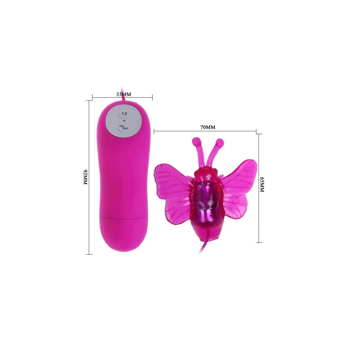 Cute Secret Butterfly Stimulator Vibrator 12v von Baile Stimulating kaufen | Fesselliebe