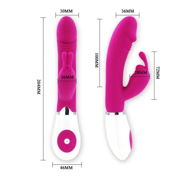 Ation Vibrator mit Kaninchen-Gen von Pretty Love Flirtation kaufen | Fesselliebe
