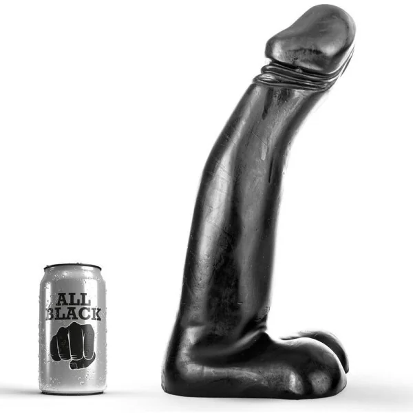 Realistischer Schwarzer Fistingdildo 29 cm von All Black kaufen | Fesselliebe