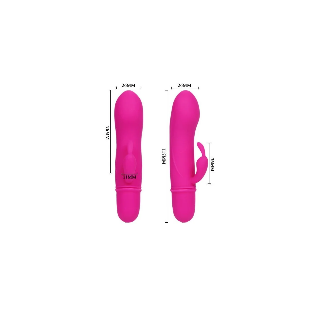Flirtation Vibrator mit Kaninchen Caesar von Pretty Love Flirtation kaufen | Fesselliebe