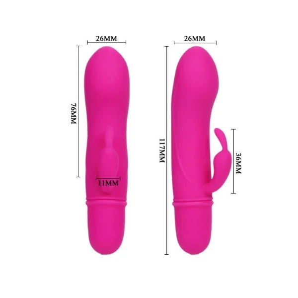 Flirtation Vibrator mit Kaninchen Caesar von Pretty Love Flirtation kaufen | Fesselliebe