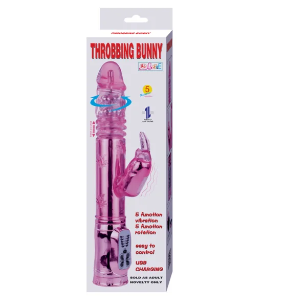 Pochender Bunny Pink Rampant Rotator von Baile Rotations kaufen | Fesselliebe
