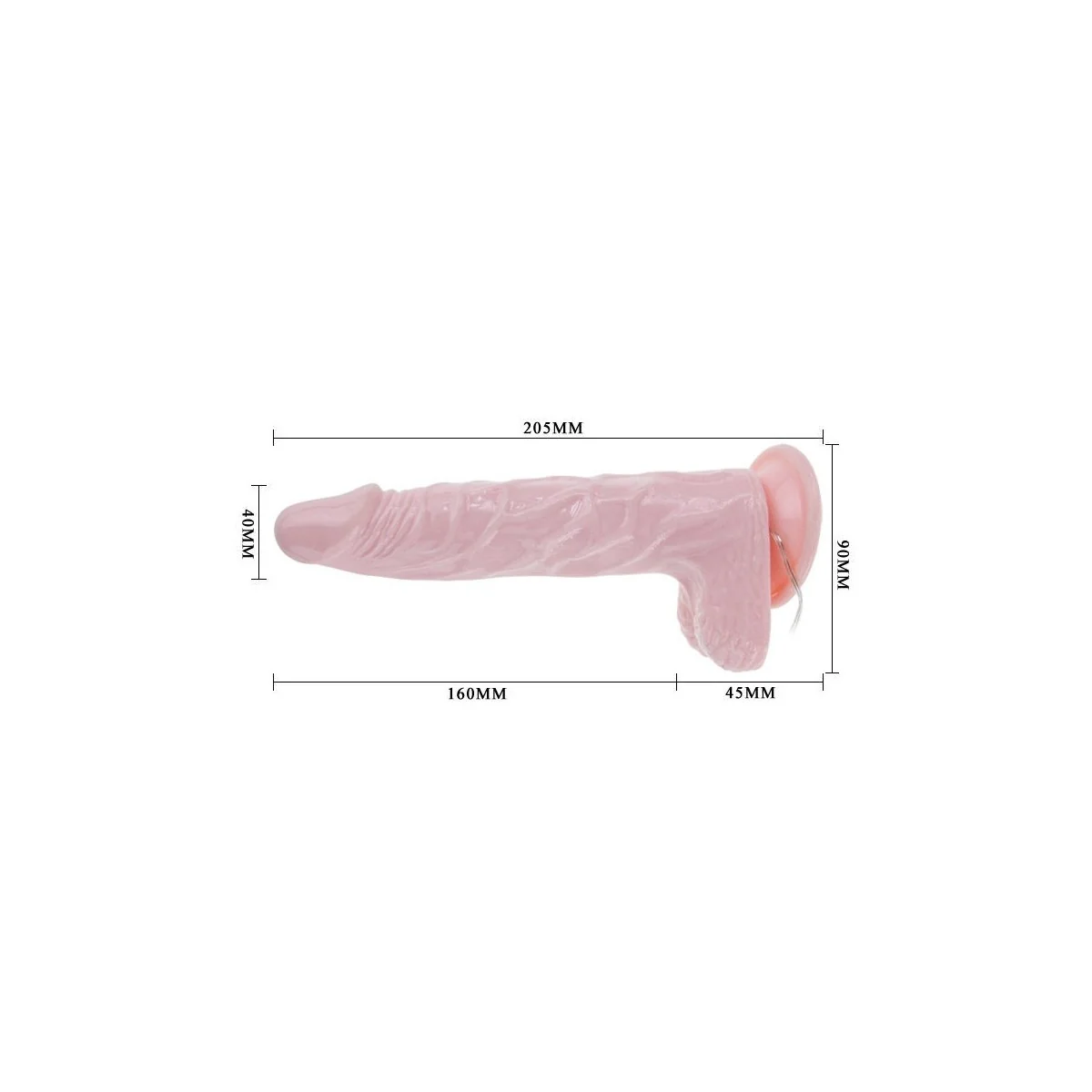 Super Rota Dong realistischer Dildo 20.5 cm von Baile Vibrators kaufen | Fesselliebe