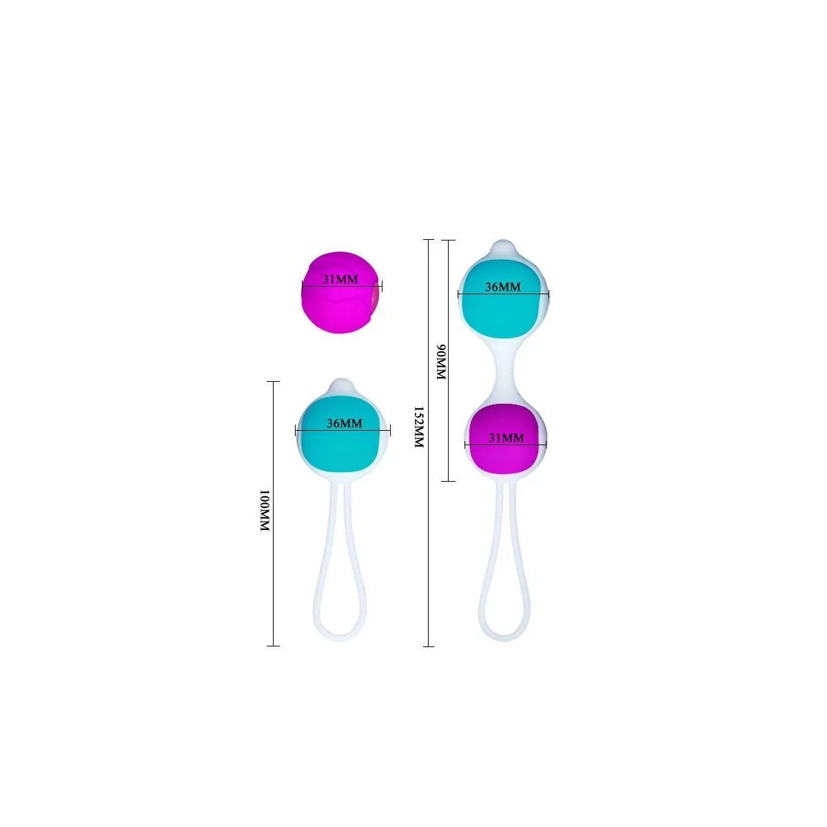 Flirtation Orgasmic Ball Deluxe von Pretty Love Flirtation kaufen | Fesselliebe