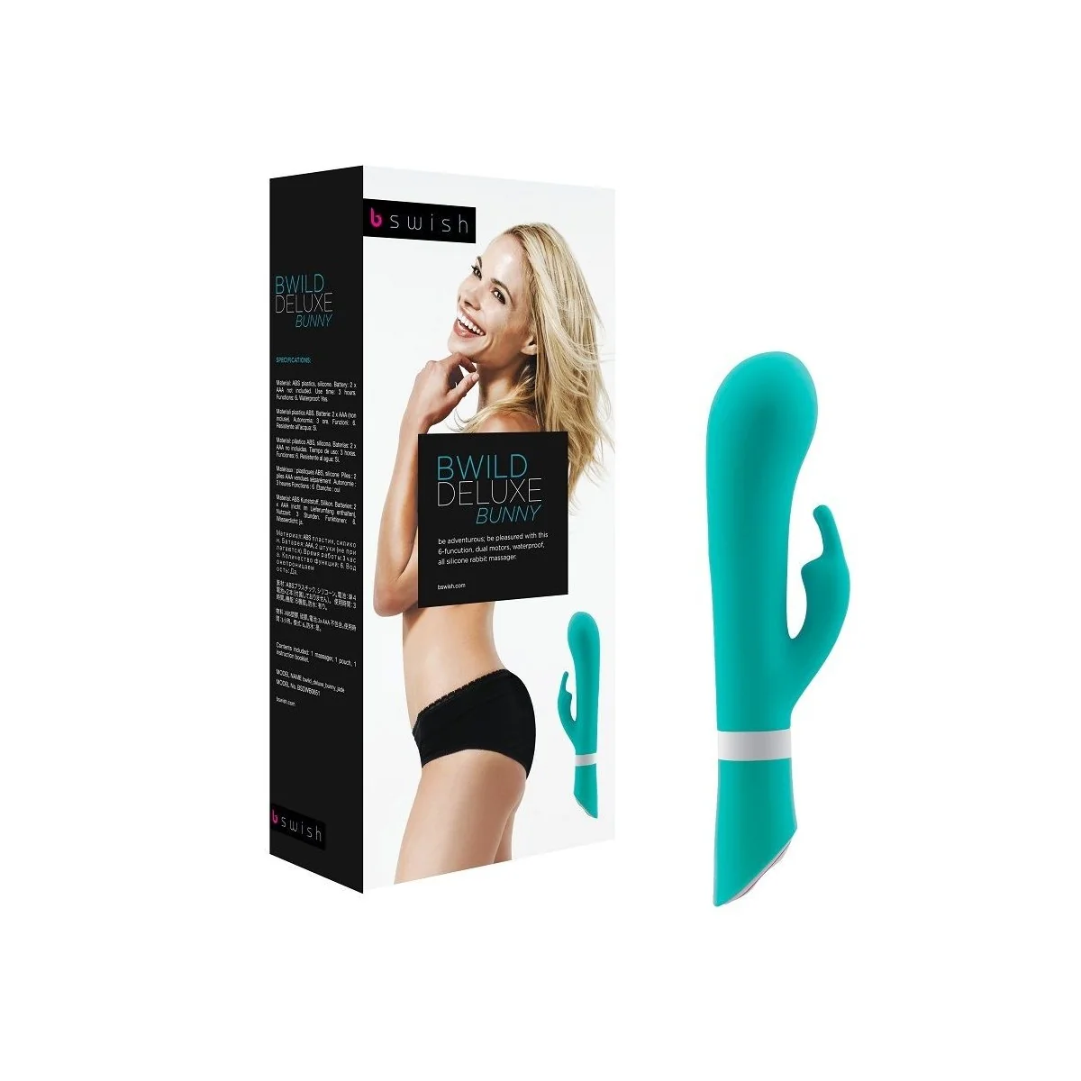 Bwild Deluxe Bunny Rabbit Vibrator Jade von B Swish kaufen | Fesselliebe