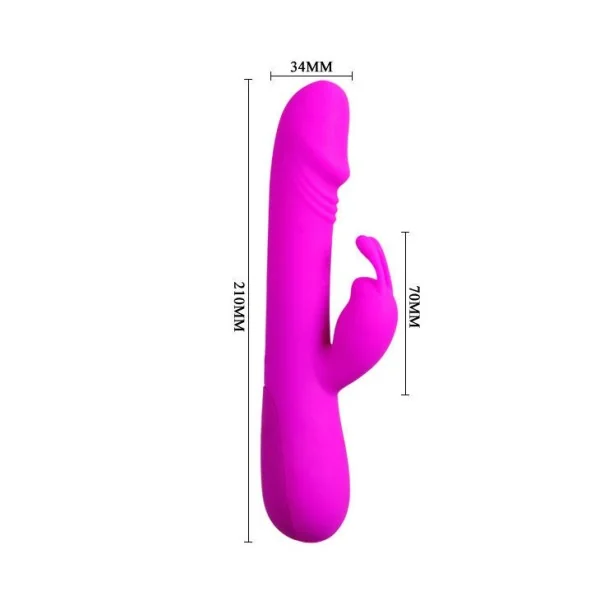 Flirtation Vibrator mit Kaninchen Clement von Pretty Love Flirtation kaufen | Fesselliebe