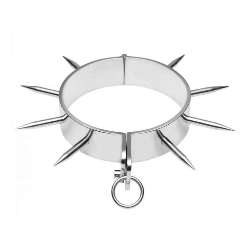 Bdsm-Sklavenhalsband mit Spitzen von Metal Hard kaufen | Fesselliebe