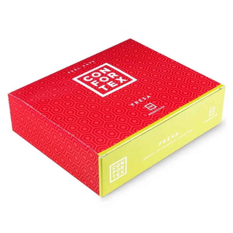 Erdbeerkondom 144 Stück von Confortex kaufen | Fesselliebe