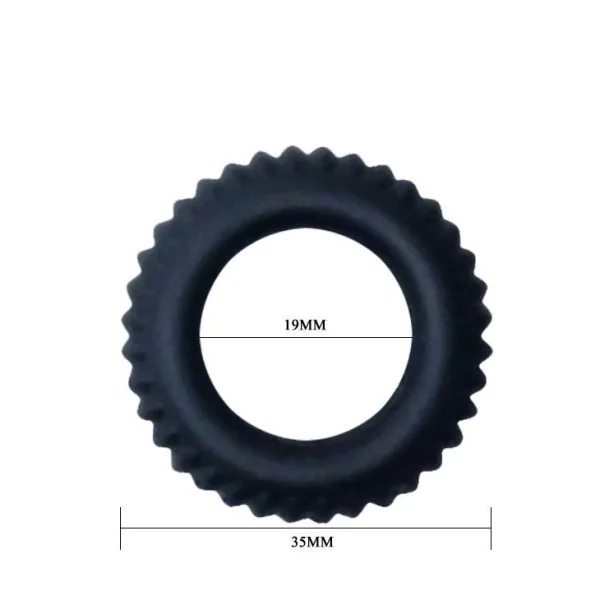 Titan Cockring Schwarz 1.9 cm von Baile For Him kaufen | Fesselliebe