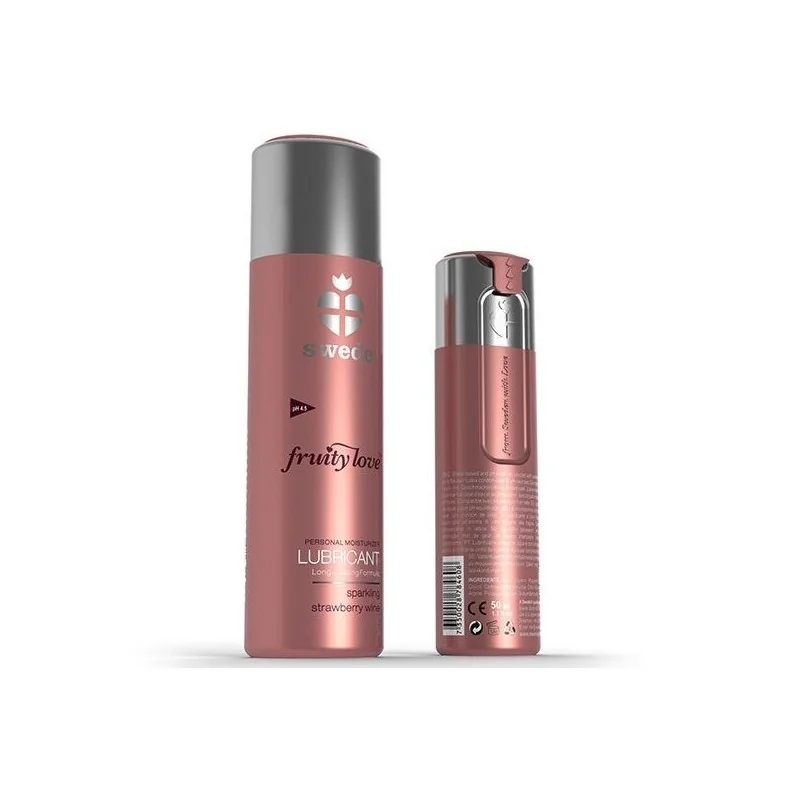 Fruchtiges Liebe-Schmiermittel Erdbeerschaumwein 100 ml von Swede kaufen | Fesselliebe