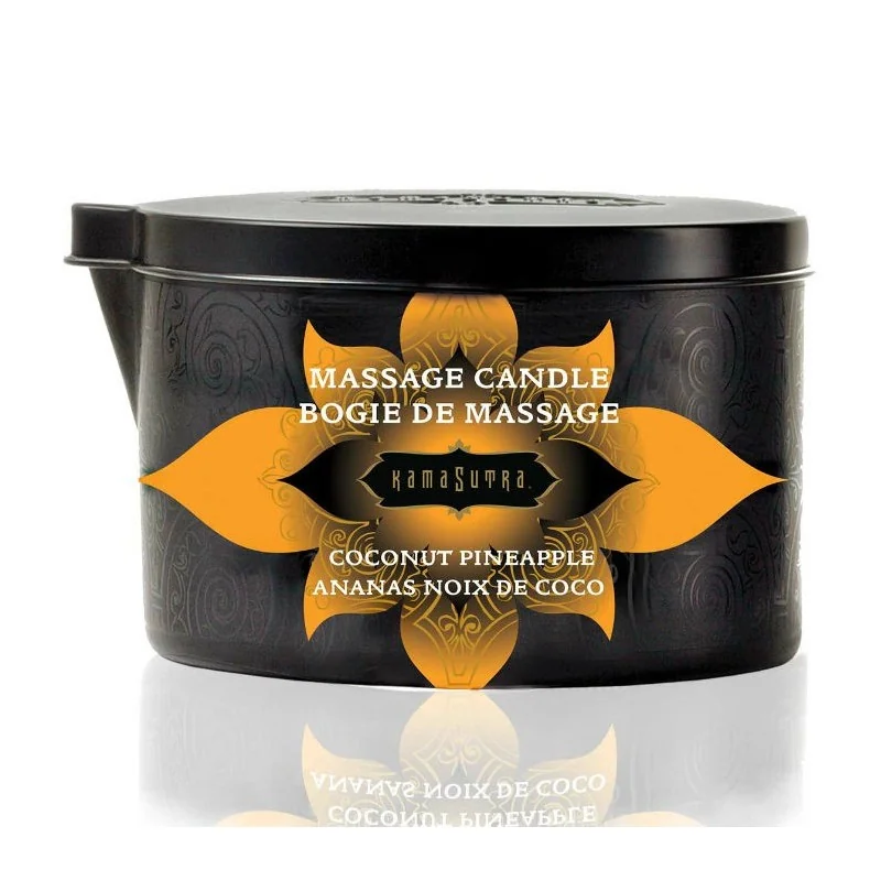 Kokosnuss-Ananas-Massagekerze 170gr von Kamasutra Cosmetics kaufen | Fesselliebe