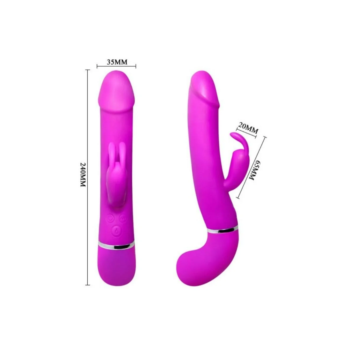 Henry Vibrator mit 12 Vibrationsmodi und Squirt-Funktion von Pretty Love Smart kaufen | Fesselliebe