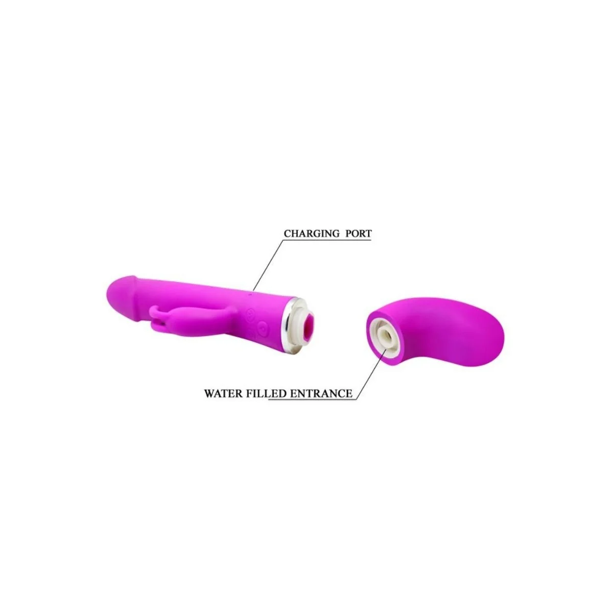 Henry Vibrator mit 12 Vibrationsmodi und Squirt-Funktion von Pretty Love Smart kaufen | Fesselliebe