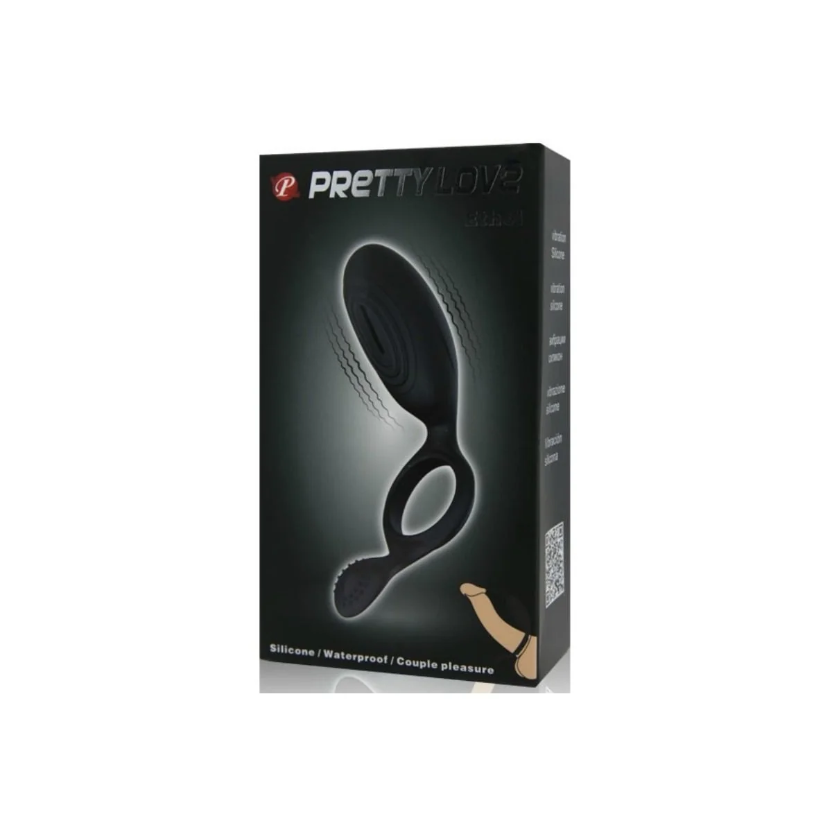 Ethel Vibrationsring mit Stimulator von Pretty Love Male kaufen | Fesselliebe