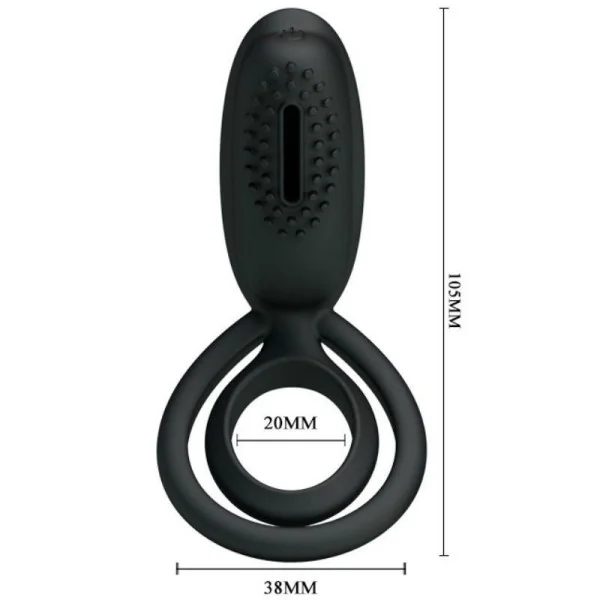 Esther Vibrationsring mit Stimulator von Pretty Love Male kaufen | Fesselliebe