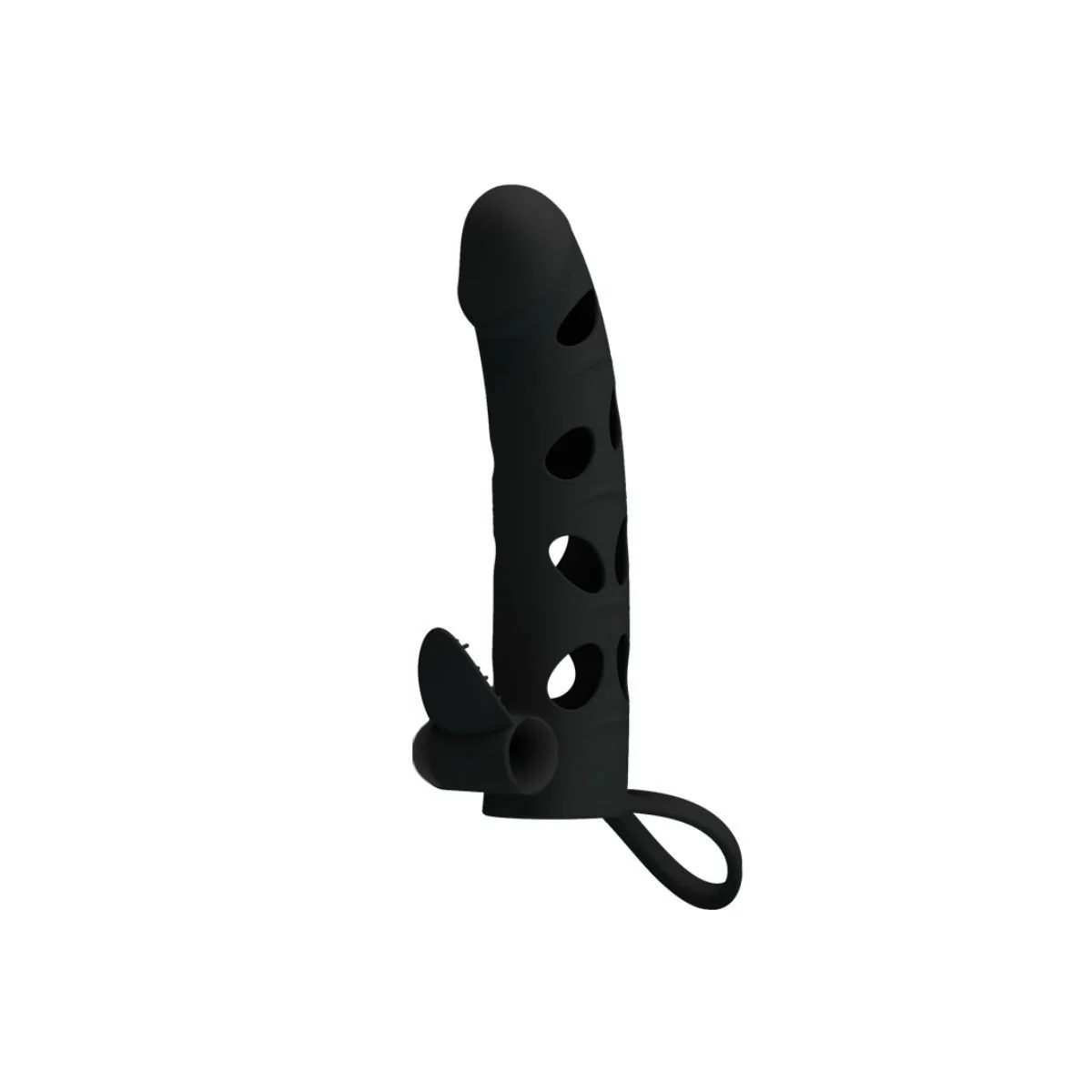 Silikonhülle mit Vibration 15.2 cm von Pretty Love Male kaufen | Fesselliebe