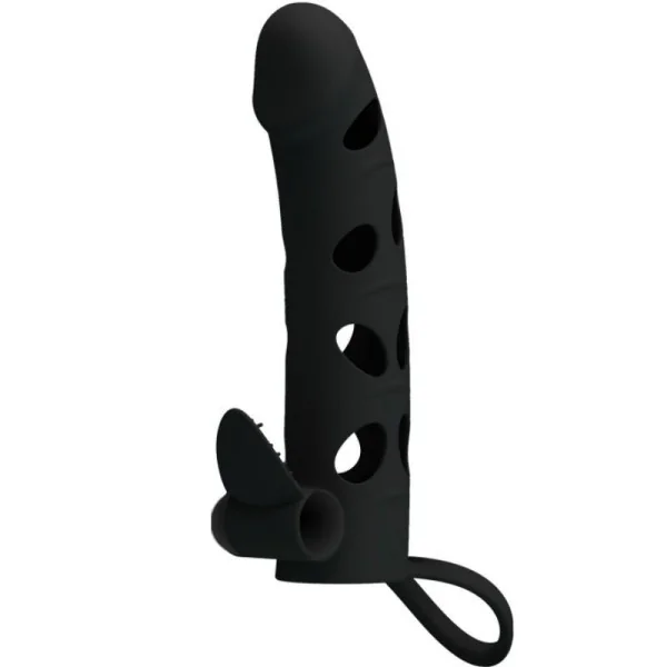 Silikonhülle mit Vibration 15.2 cm von Pretty Love Male kaufen | Fesselliebe