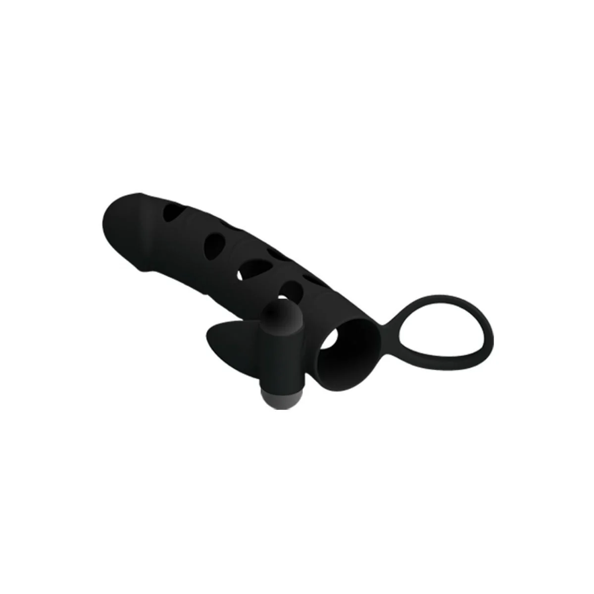 Silikonhülle mit Vibration 15.2 cm von Pretty Love Male kaufen | Fesselliebe