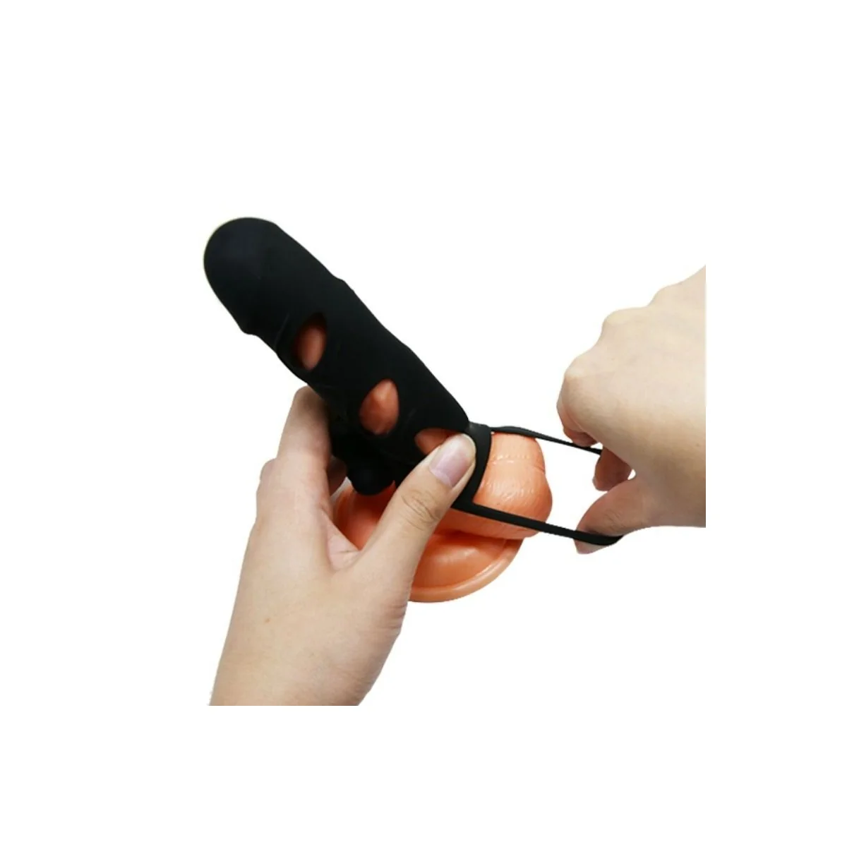 Silikonhülle mit Vibration 14 cm 1.0 von Pretty Love Male kaufen | Fesselliebe