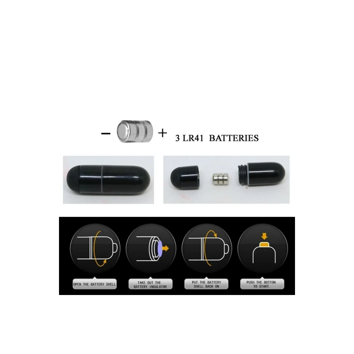 Silikonhülle mit Vibration 14 cm 1.0 von Pretty Love Male kaufen | Fesselliebe