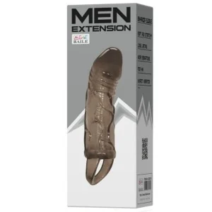 Penis Extender Cover mit Gurt für Hoden Schwarz 13.5 cm von Baile For Him kaufen | Fesselliebe